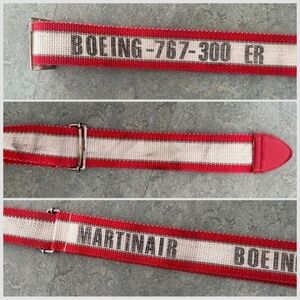 Boeing and Martinair belt- fits everyone- very adjustable.